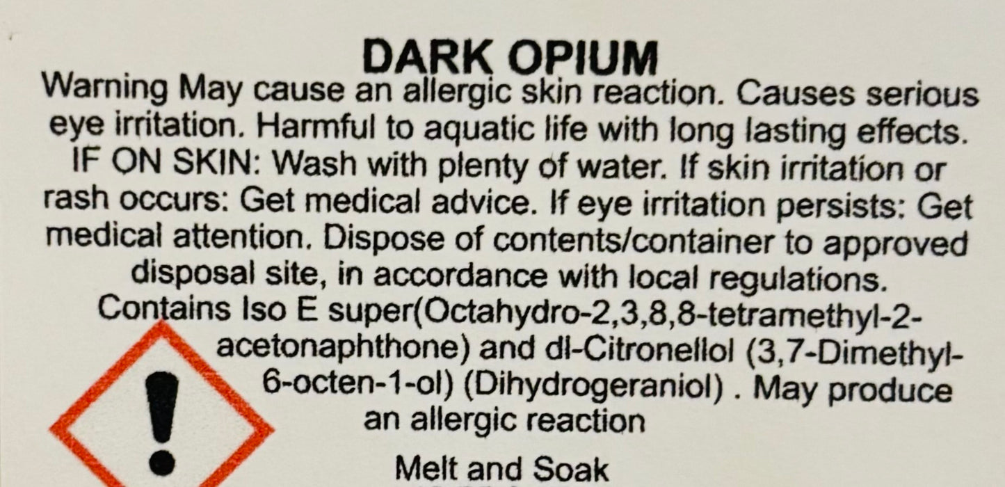 Dark Opium Car Air Freshener