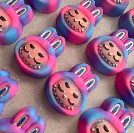 Labu Pink, Purple and Blue Bath Bomb