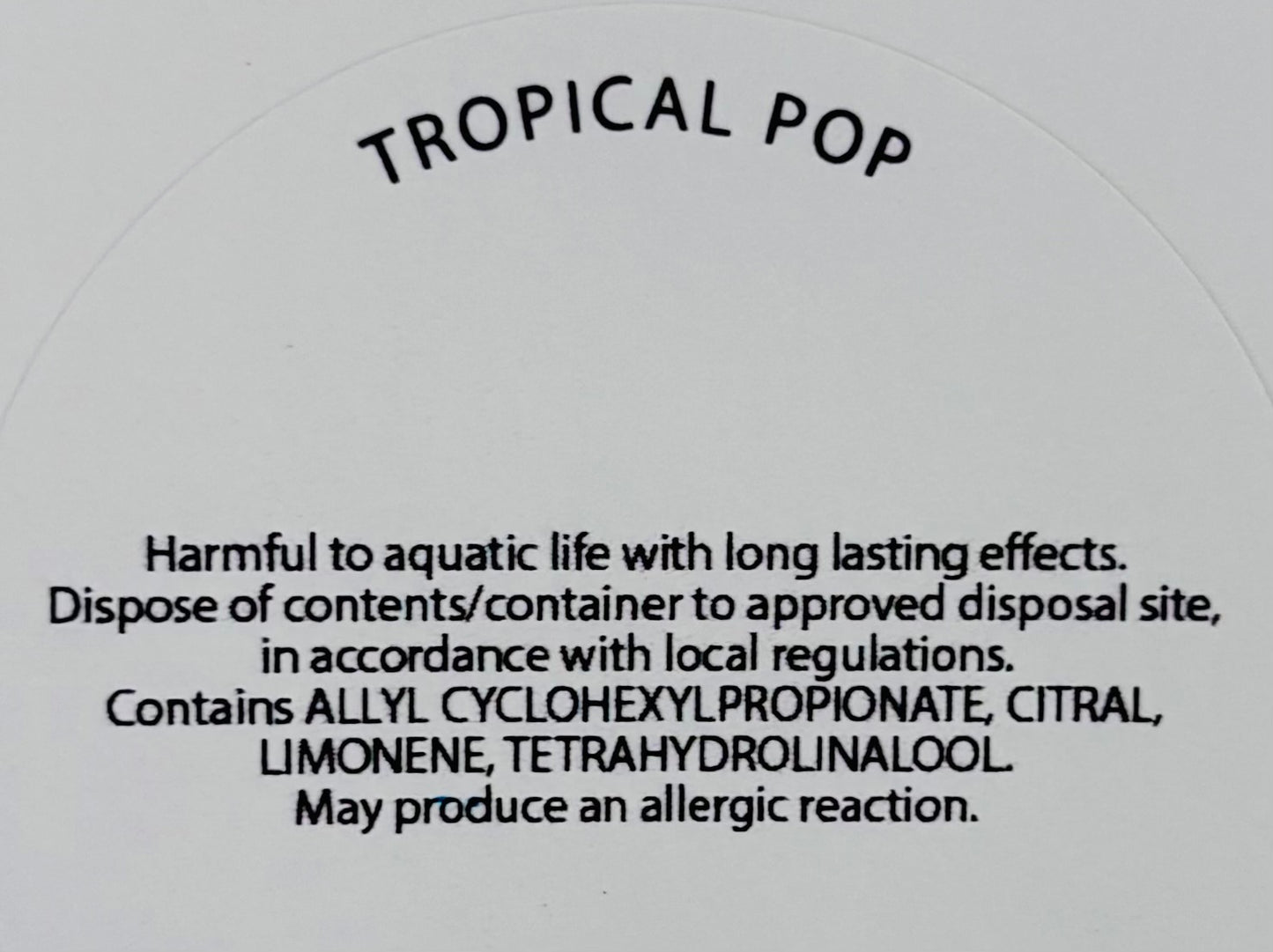 Tropical Pop Wax Melt Snap Bar
