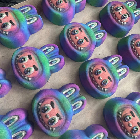 Labu Purple, Blue and Green Bath Bomb