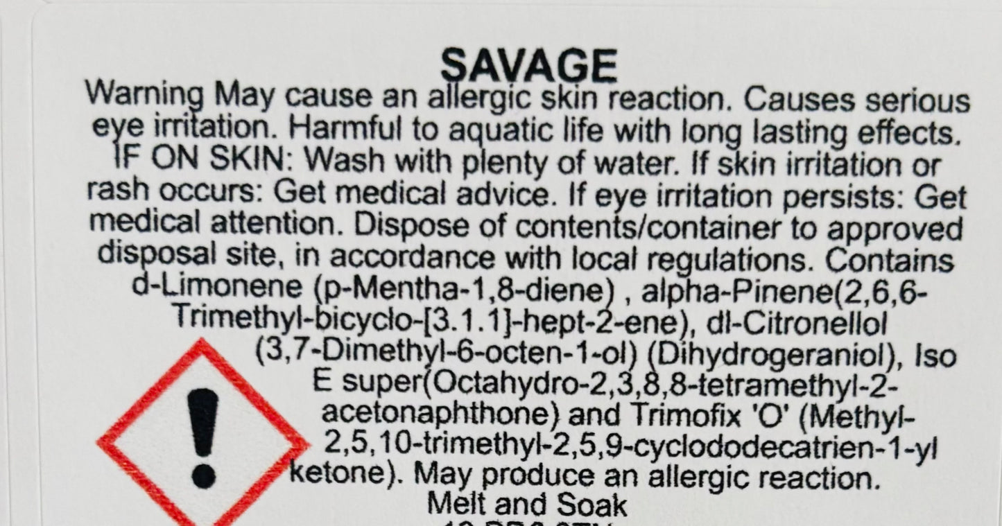 Savage Car Air Freshener