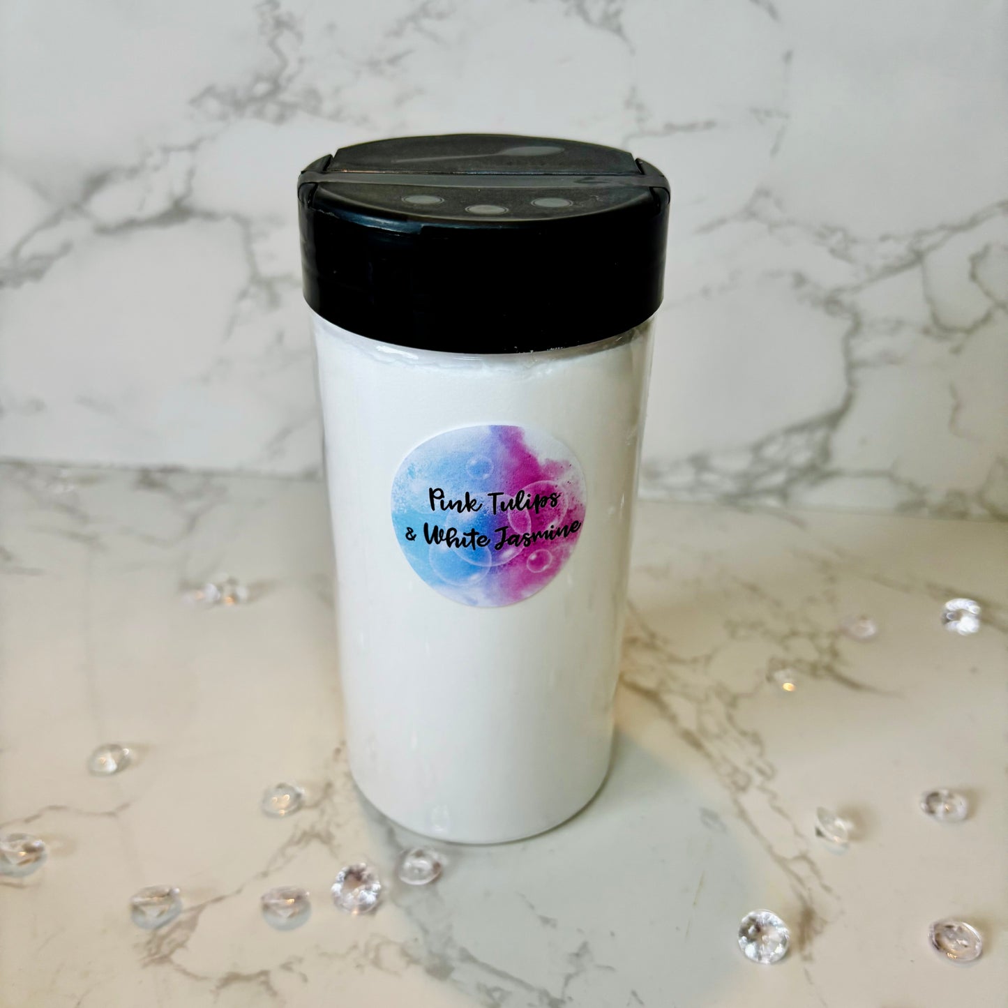 Pink Tulips and White Jasmine Carpet Freshener in Bottle