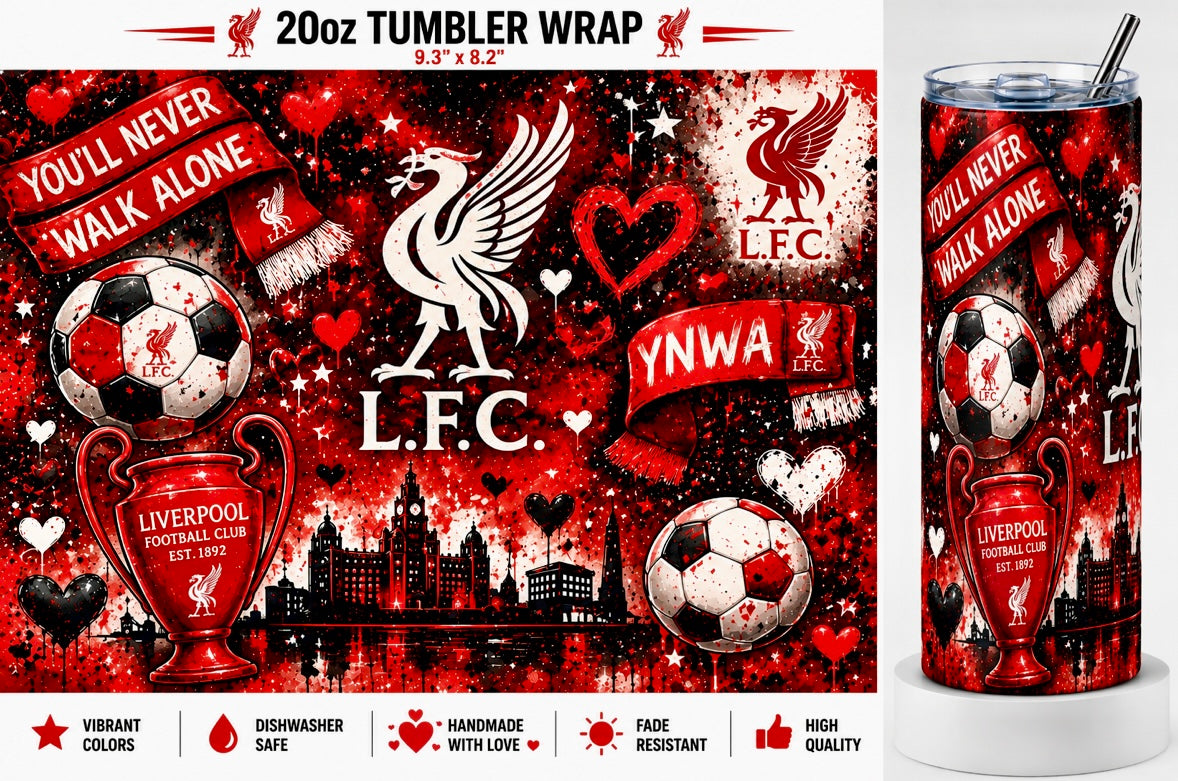 Liverpool FC Stainless Steel Thermal Drinks Tumbler