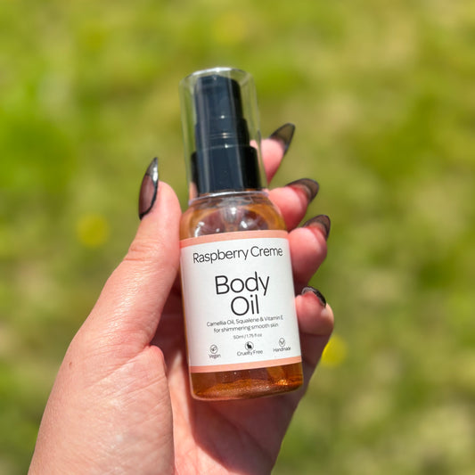 Travel Raspberry Cream Body Oil