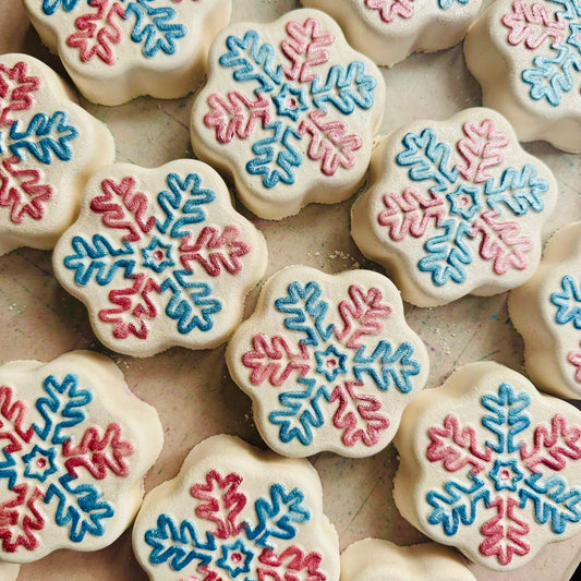 Snowflake Christmas Bath Bomb
