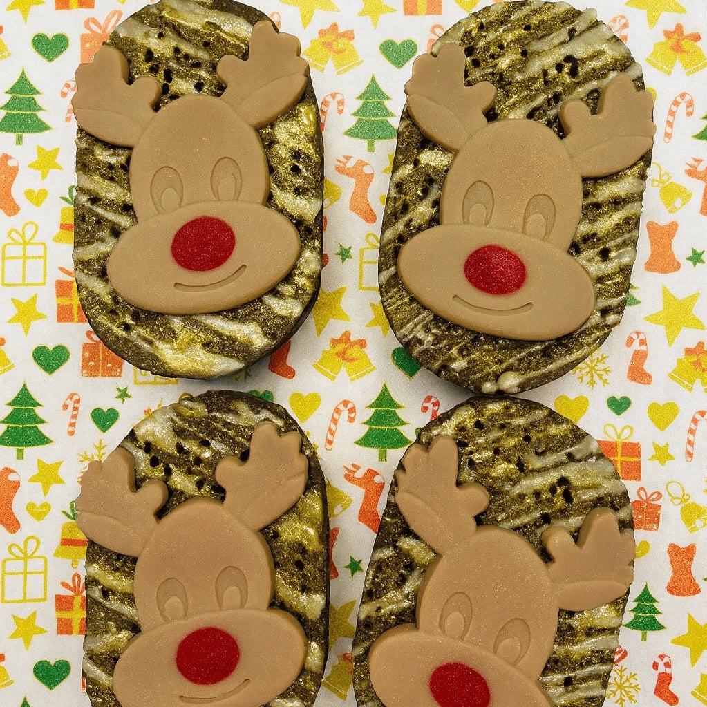 Reindeer Christmas Soap Sponge