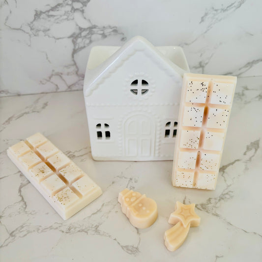 Marshmallow and Gingerbread Wax Melt Snap Bar