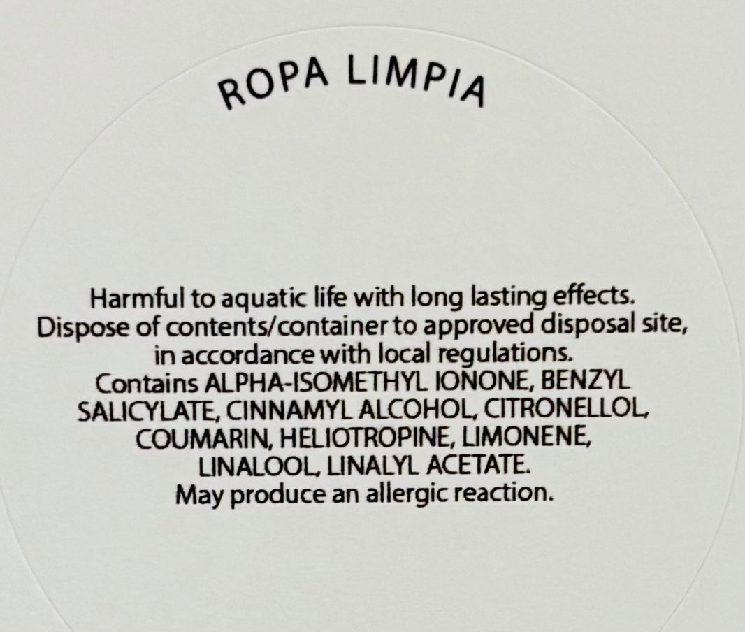 Ropa Limpia Wax Melt Snap Bar