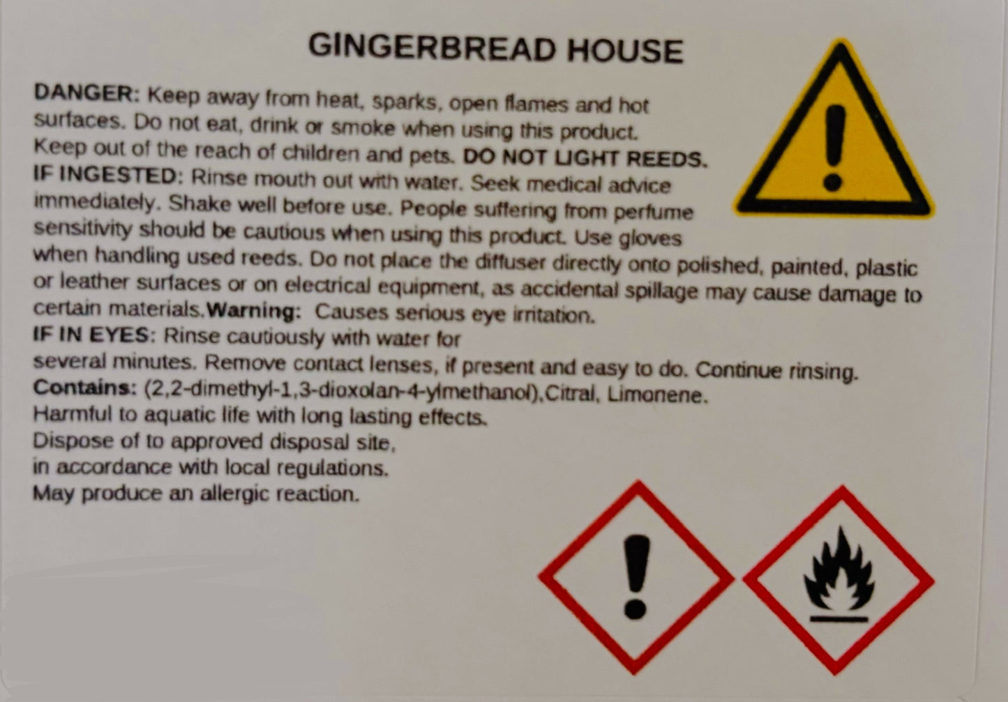 Gingerbread Car Air Freshener