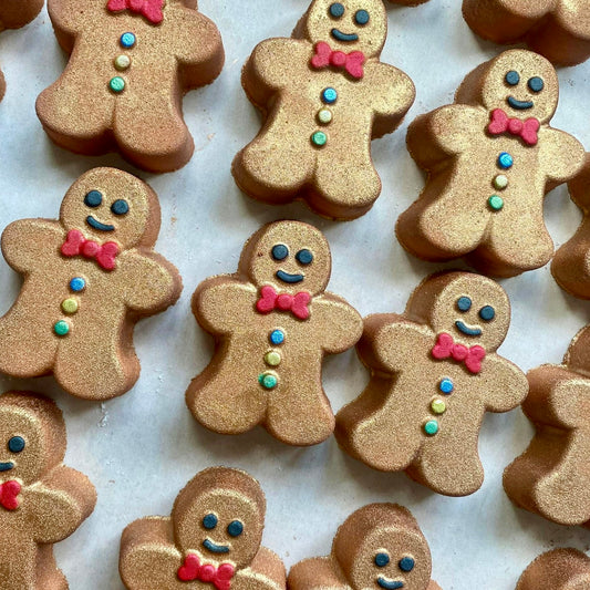 Gingerbread Man Bath Bomb