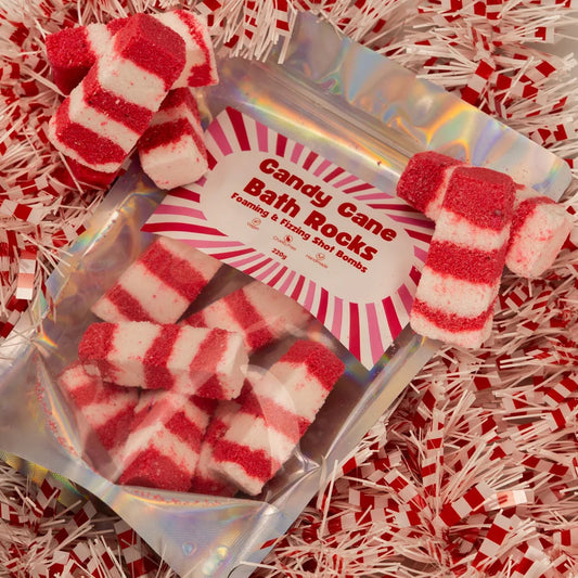 Candy Cane Bath Rocks