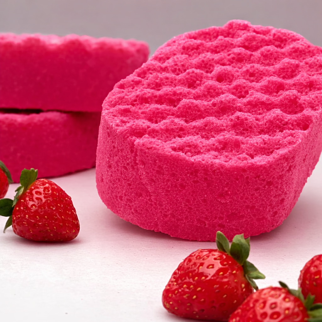 Strawberry Soap Sponge