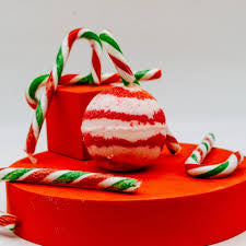 Cranberry and Peppermint Bath Bomb