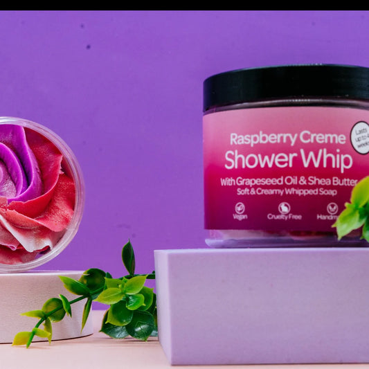 Raspberry Cream Whipped Soap