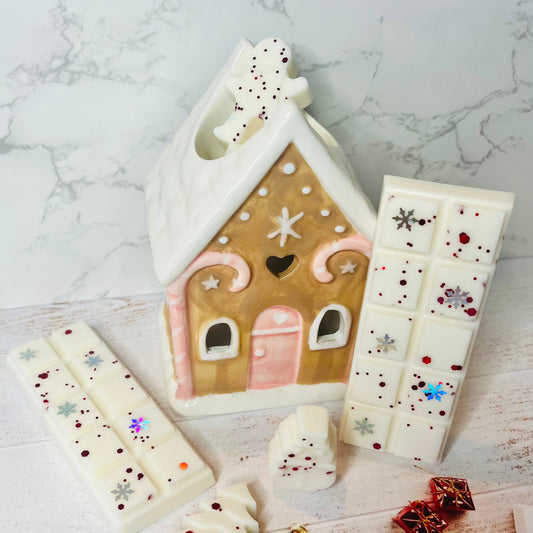 Gingerbread House Wax Melt Snap Bar