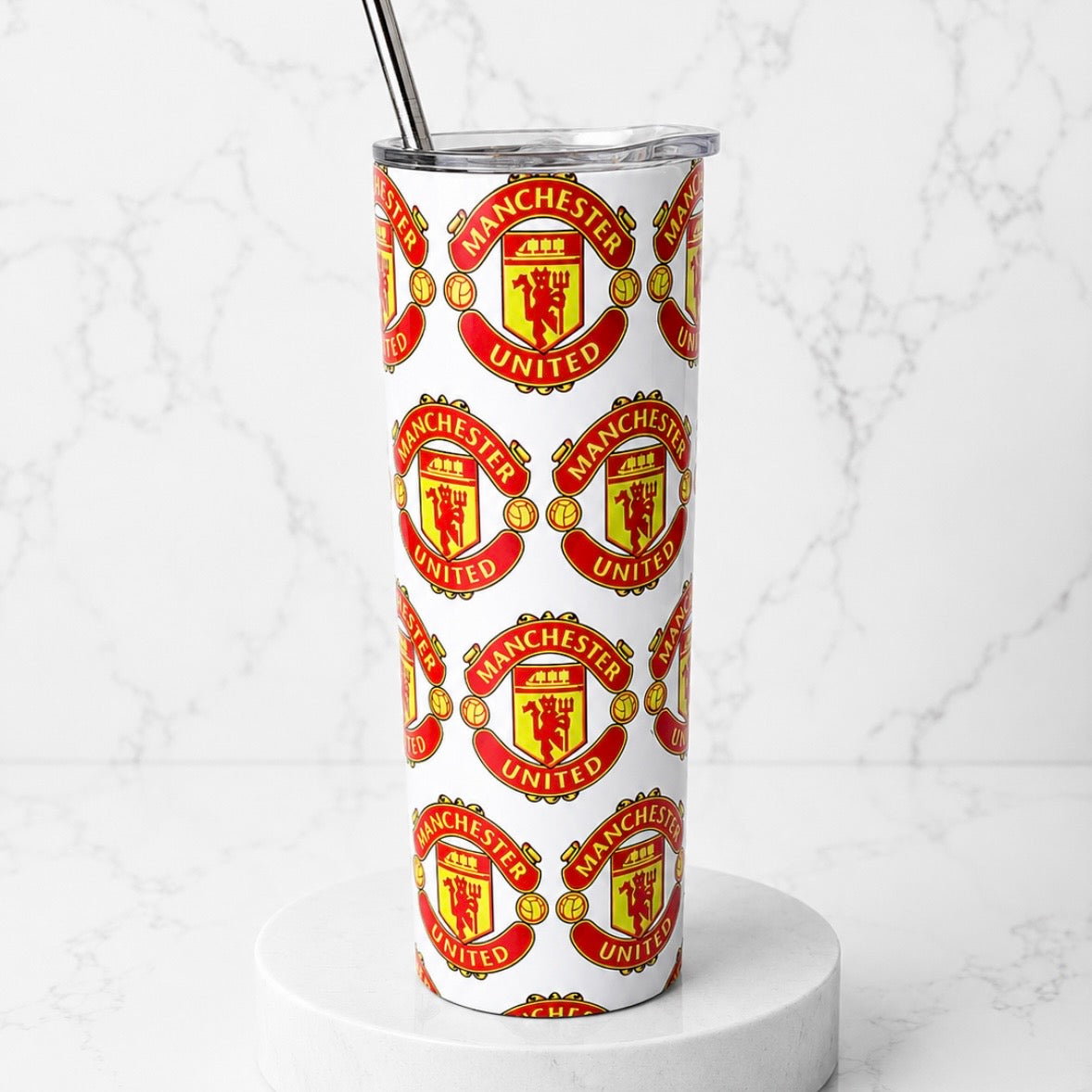 Man Utd FC Stainless Steel Thermal Drinks Tumbler