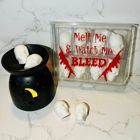 Bleeding Skull Halloween Fragrances Wax Melts Selection Box