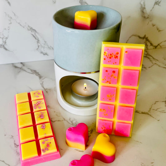 Rhubarb and Custard Wax Melt Snap Bar