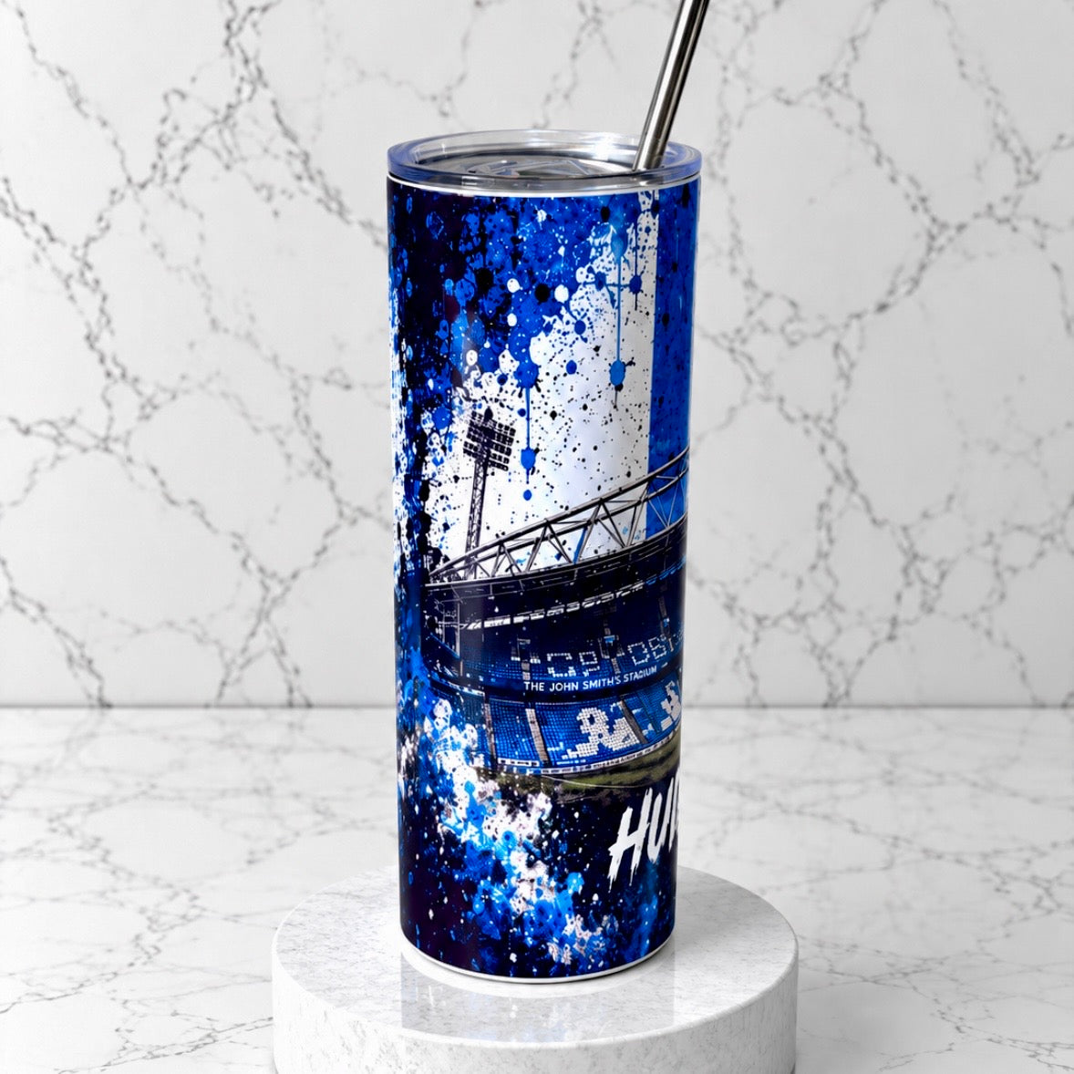 Huddersfield FC Stainless Steel Thermal Drinks Tumbler