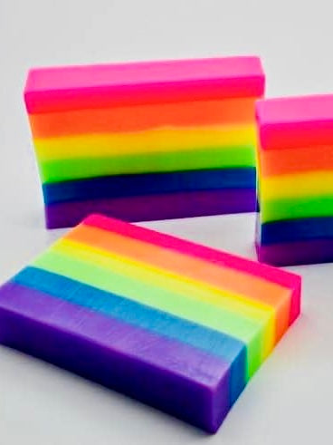 Rainbow Pride Flag Soap