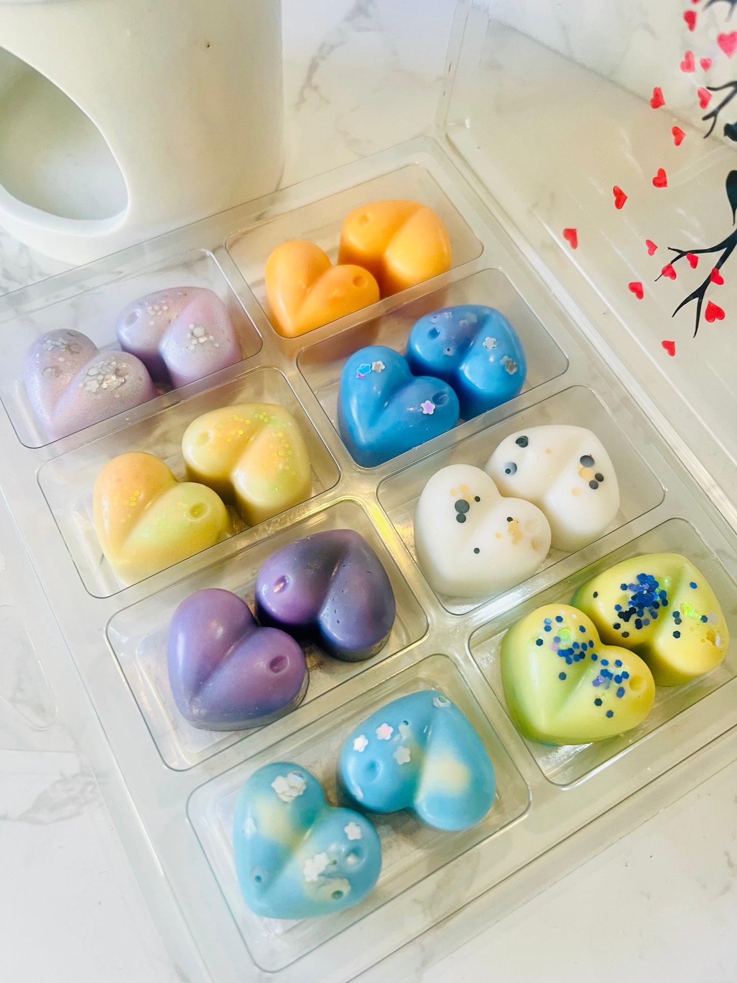 Love Tree Valentines Wax Melts Selection Box