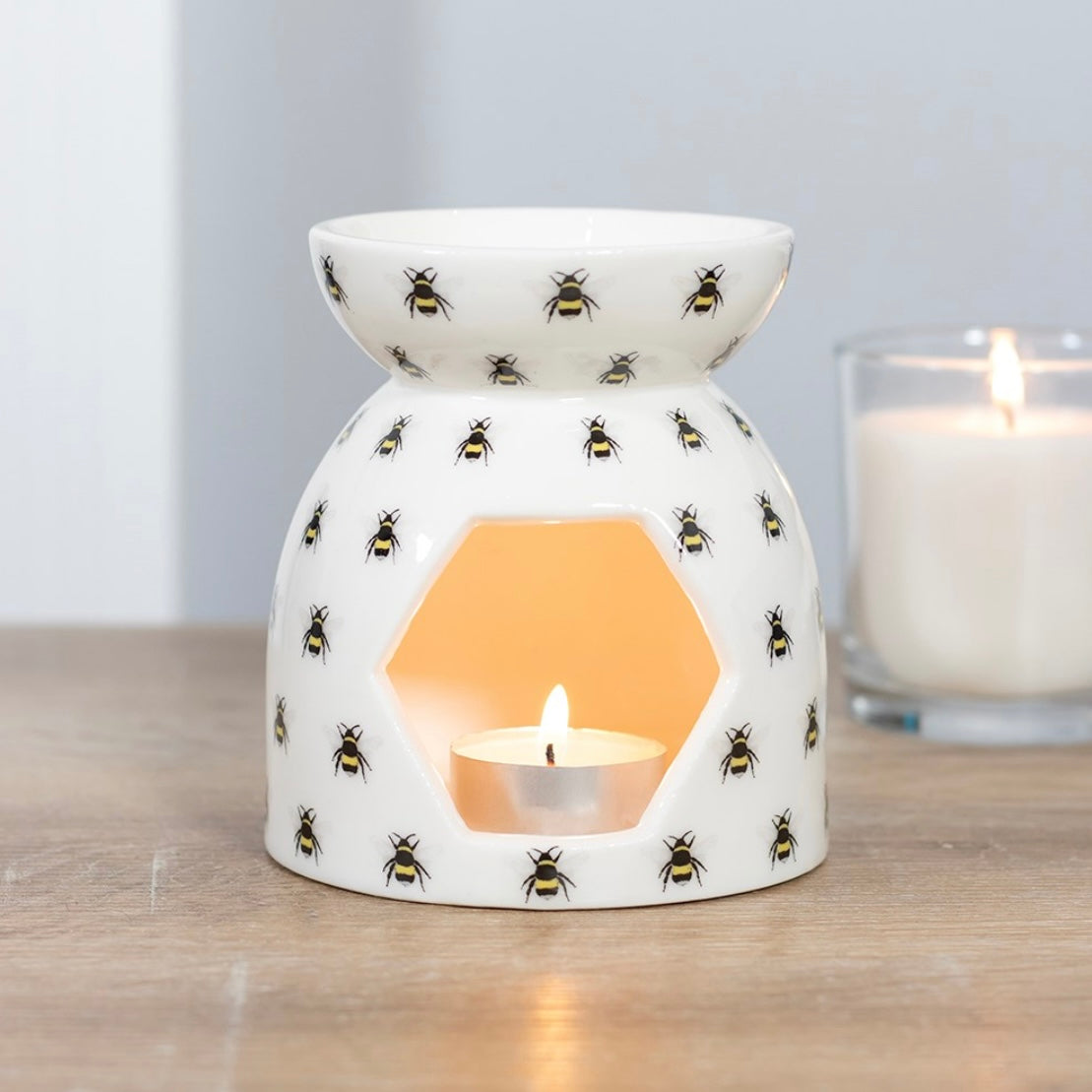 Bee Print Wax Melt Burner