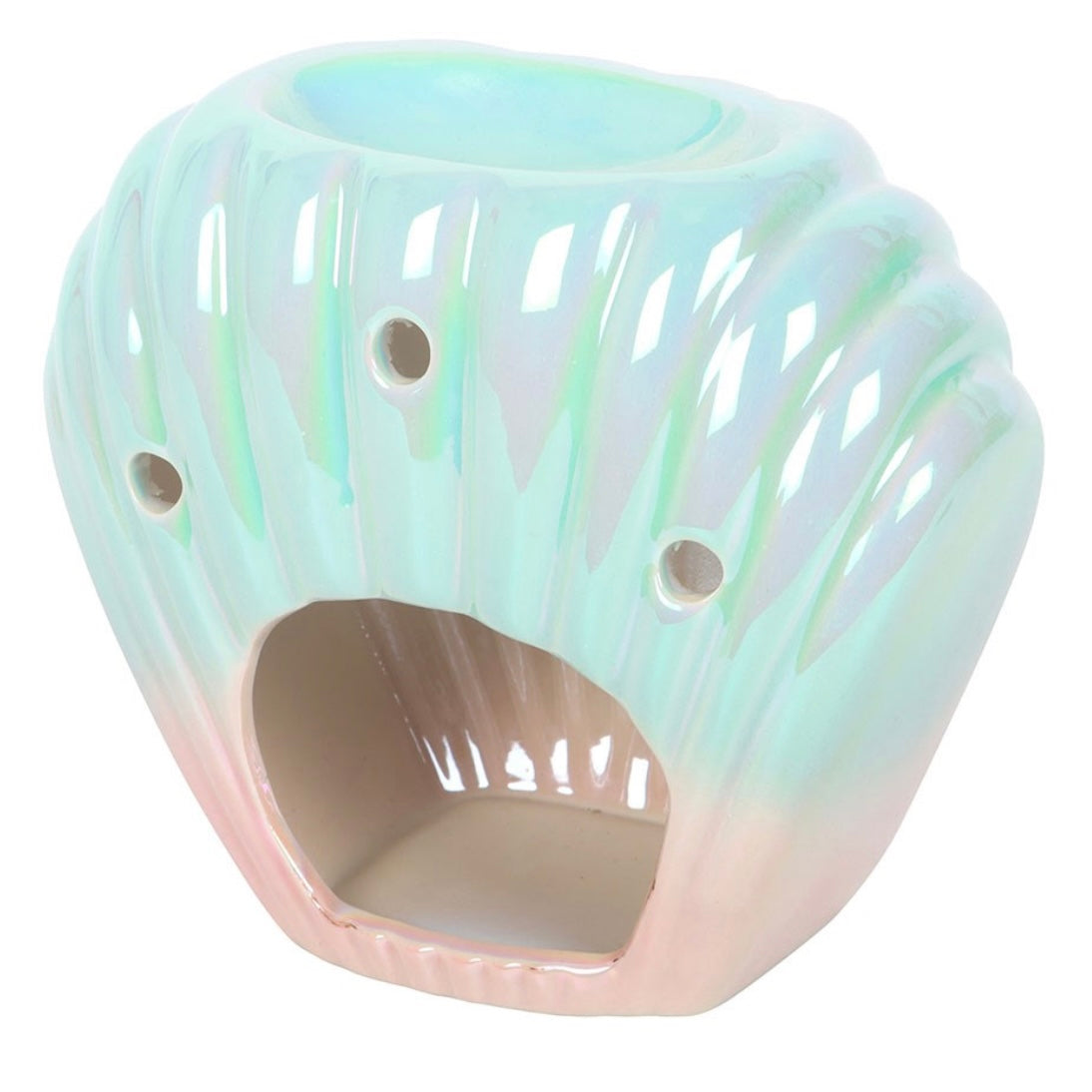 Iridescent Seashell Wax and Oil Burner