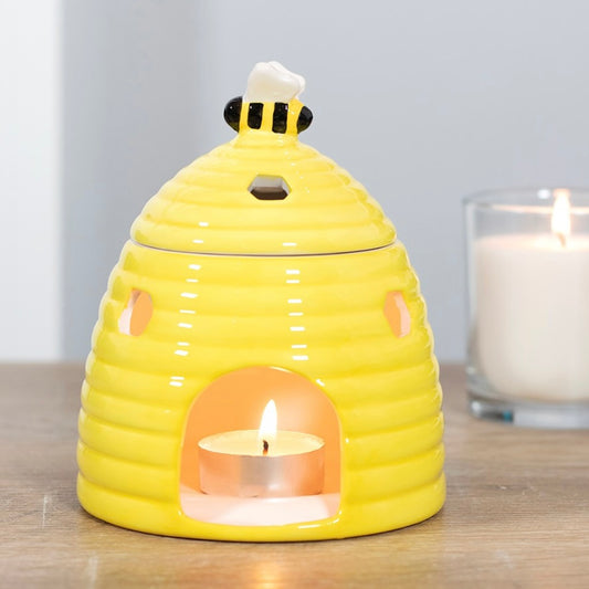 Yellow Beehive Wax Burner