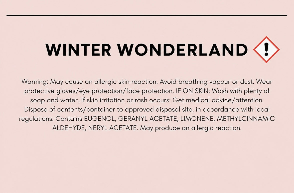 Winter Wonderland Wax Melt Snap Bar