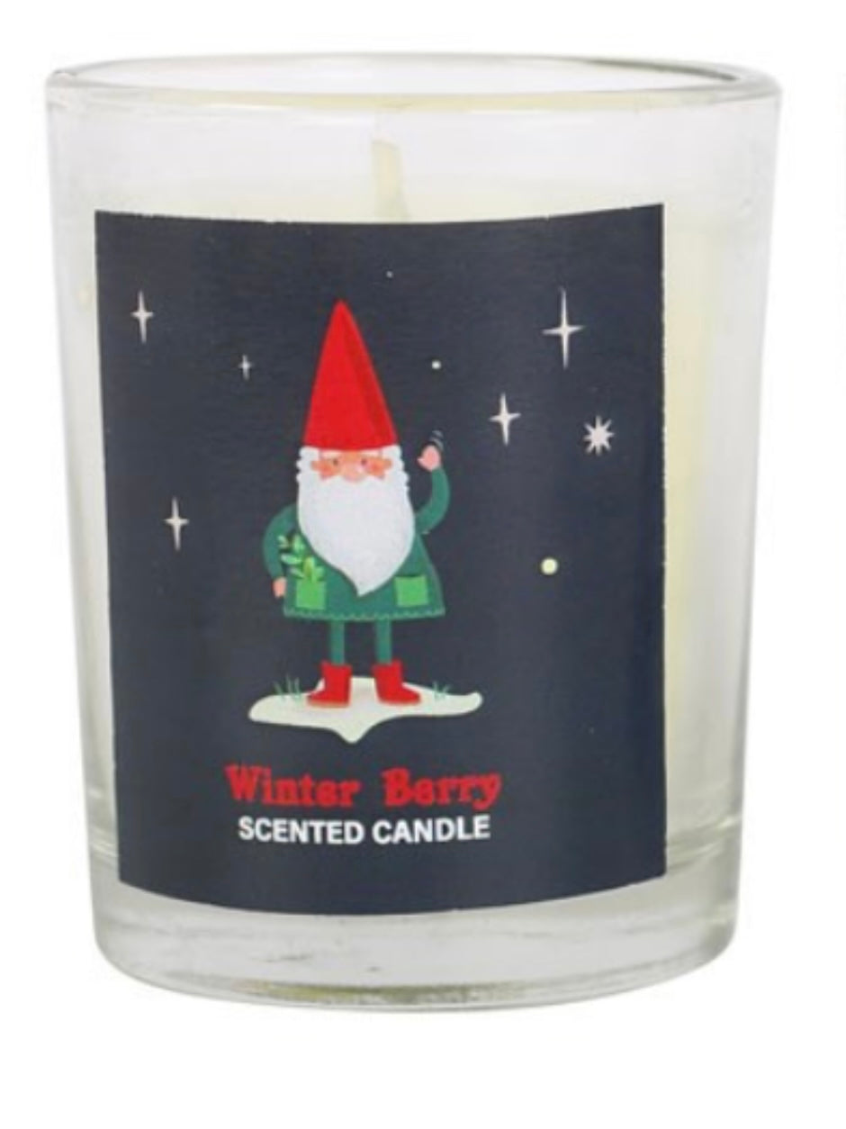 Gnome Sweet Gnome Winter Candles