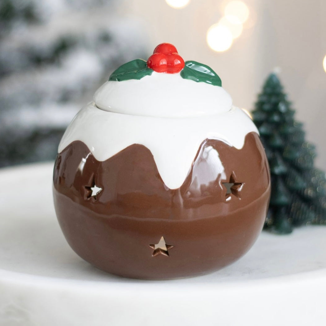 Christmas Pudding Wax and Oil Burner