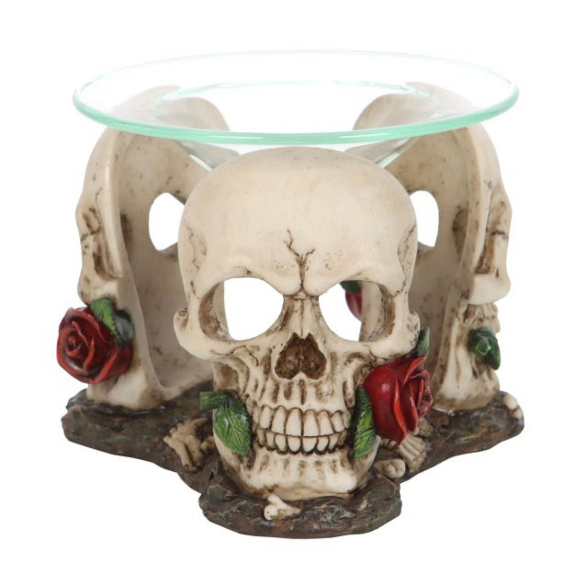 Skulls and Roses Wax and Oil Burner