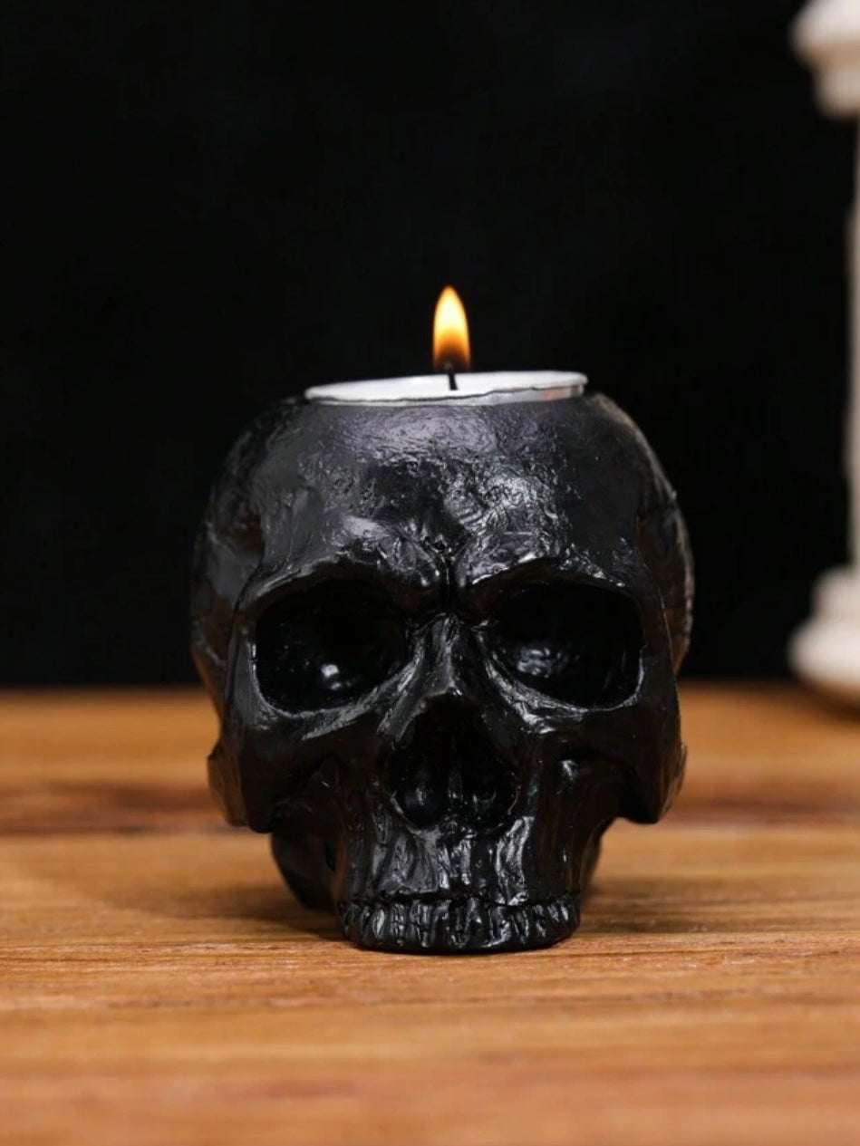 Skull Tealight Candle Holder