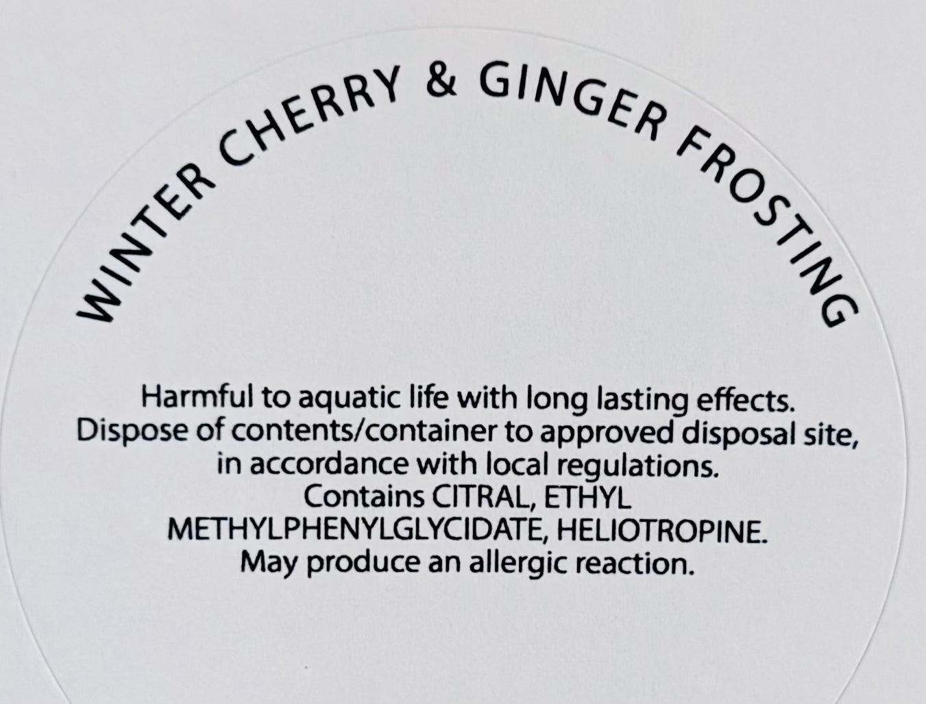 Winter Cherry and Ginger Frosting Wax Melt Snap Bar