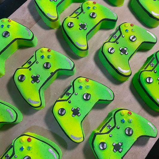 Neon X Game Controller Bath Bomb