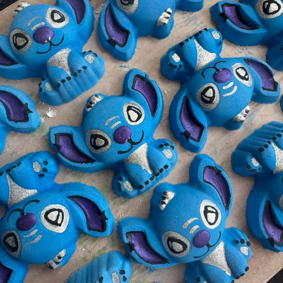 Cute Blue Alien Jumbo Bath Bomb