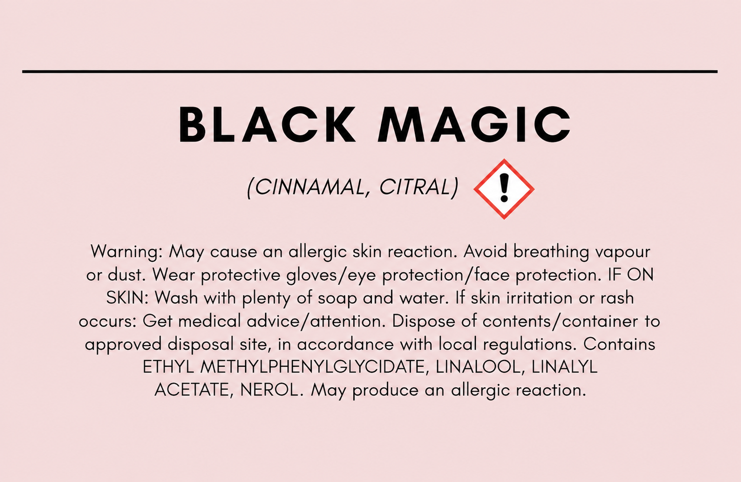 Black Magic Wax Melt Snap Bar