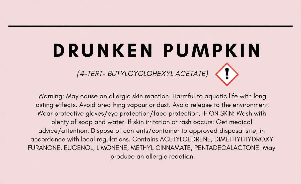 Drunken Pumpkin Wax Melt Snap Bar