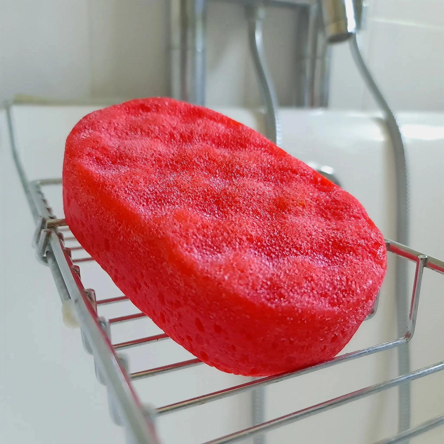 Rhubarb and Custard Soap Sponge