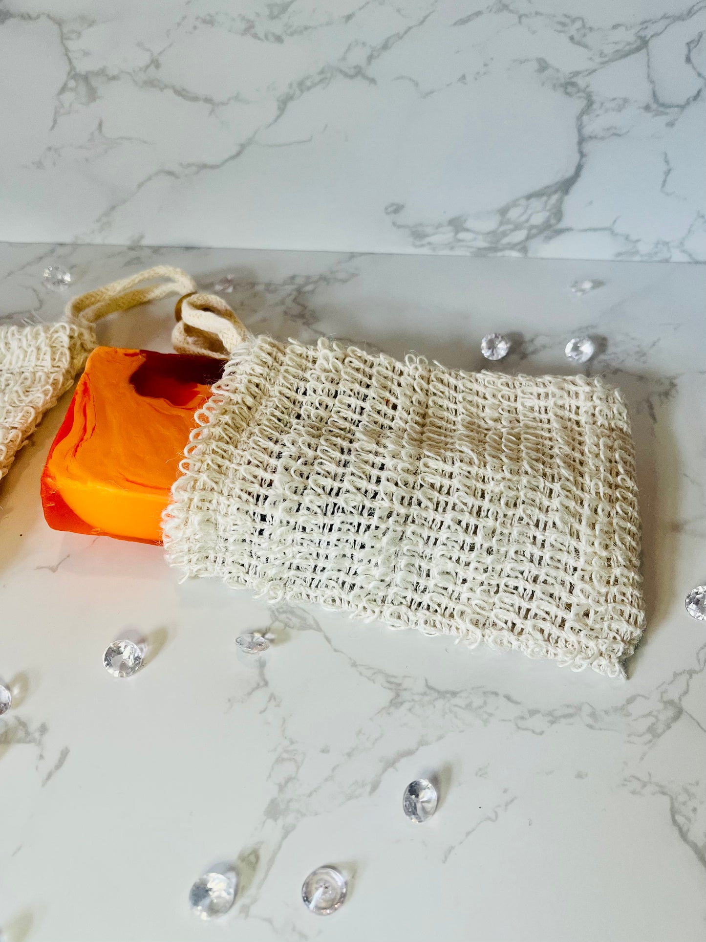 Linen Exfoliating Soap Net Bag