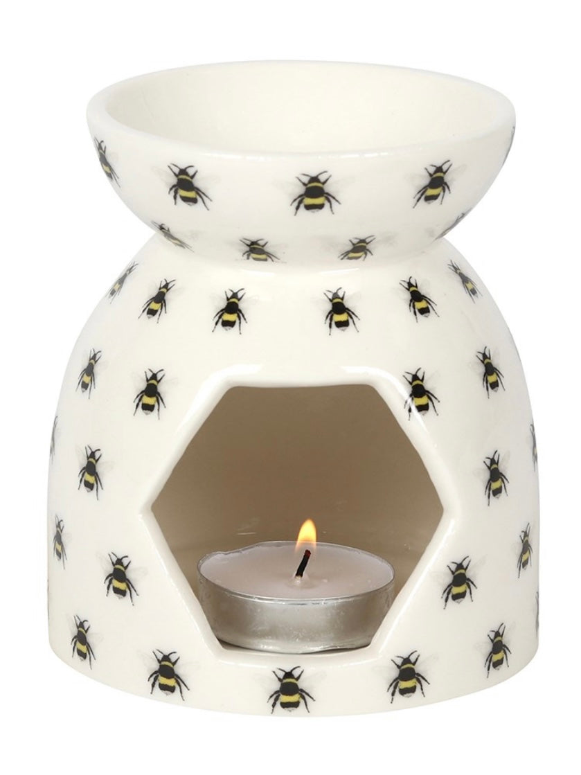 Bee Print Wax Melt Burner