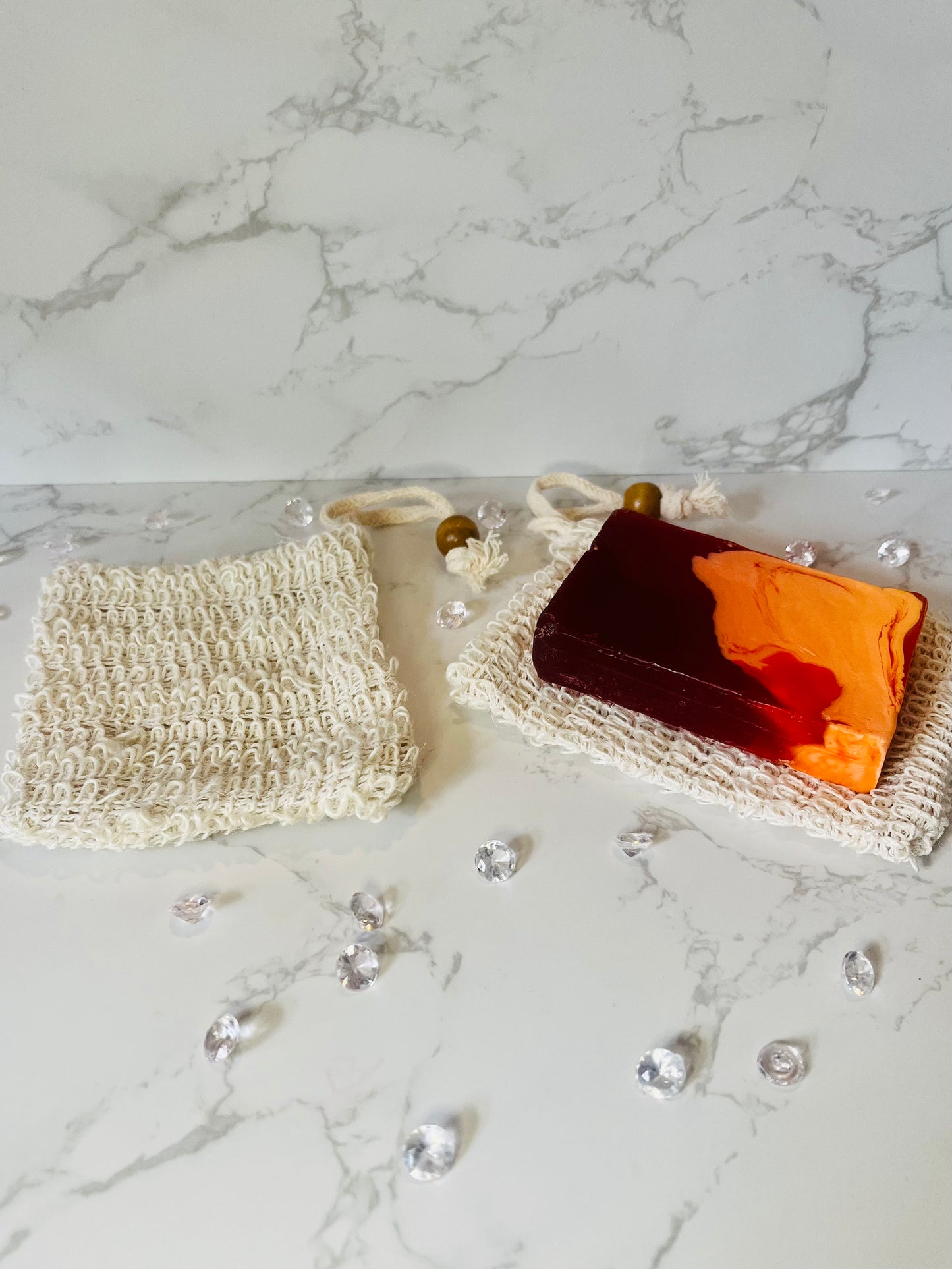 Linen Exfoliating Soap Net Bag