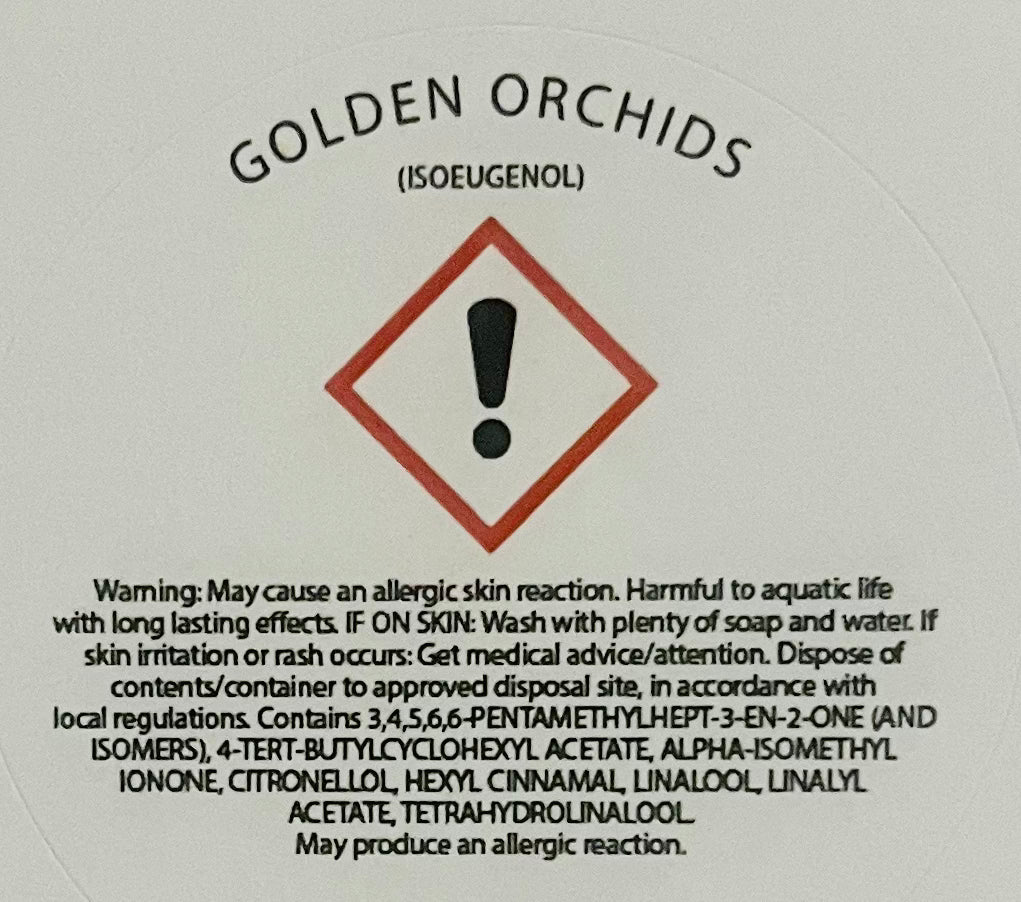 Golden Orchids Wax Melt Snap Bar